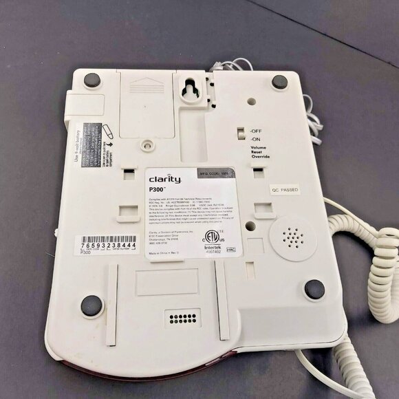 Plantronics Clarity P300 Big Buttons Amplified Volume Programmable Corded Phone - Picture 6 of 12